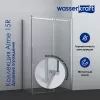 Душевой уголок WasserKRAFT Alme 15R прозрачное стекло/хром, Цвет стекла: прозрачное, Цвет профиля: Хром, Выбрать размер: 80х140