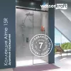 Душевой уголок WasserKRAFT Alme 15R прозрачное стекло/хром, Цвет стекла: прозрачное, Цвет профиля: Хром, Выбрать размер: 80х140, изображение 5