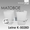 Стакан двойной WasserKRAFT Leine K-5000 K-5028D