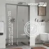 Душевой уголок WasserKRAFT Lopau 32S07R, Цвет стекла: прозрачное, Цвет профиля: Хром, Ориентация: правая, изображение 7