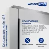 Душевой уголок WasserKRAFT Main, Цвет стекла: прозрачное, Цвет профиля: Хром, Выбрать размер: 110х80, изображение 4