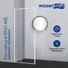 Душевой уголок WasserKRAFT Rhin 44S, Цвет стекла: прозрачное, Цвет профиля: Белый, Выбрать размер: 100х120