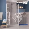 Душевой уголок WasserKRAFT Rhin 44S, Цвет стекла: прозрачное, Цвет профиля: Белый, Выбрать размер: 100х120, изображение 3