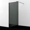 Душевая перегородка WasserKRAFT Rur 30W MB-TG тонирован/черный, Цвет стекла: тонированное, Цвет профиля: Черный, Цвет профиля (вариация): Черный, Выбрать размер: 110, изображение 2