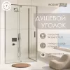 Душевой уголок WasserKRAFT Spree 14P20, Цвет стекла: прозрачное, Цвет профиля (вариация): Никель, Выбрать размер: 90х80