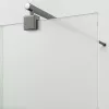 Душевая перегородка WasserKRAFT Rur 30W GR-TXG рифленое/графит, Цвет стекла: рифленое, Цвет профиля: Серый, Цвет профиля (вариация): Графит, Выбрать размер: 90, изображение 2