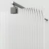 Душевая перегородка WasserKRAFT Rur 30W GR-FL ребристое/графит, Цвет стекла: ребристое, Цвет профиля: Серый, Цвет профиля (вариация): Графит, Выбрать размер: 100, изображение 2