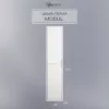 Шкаф-пенал  подвесной Uperwood Modul 33х150 см, белый матовый, Выбрать цвет: Белый матовый, изображение 6