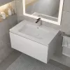 Раковина для ванной Uperwood Lagoon 80х48х14,2 см, белая глянцевая, изображение 3