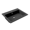 Раковина для ванной Uperwood Megan черная матовая, Выбрать цвет: Черный, Выбрать размер: 60, изображение 3