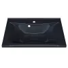 Раковина для ванной Uperwood Elen  черный , с накладкой для слива, Выбрать цвет: Черный, Выбрать размер: 65, изображение 2
