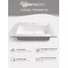 Раковина для ванной , Uperwood Parma Premium, белая глянцевая                         , Выбрать цвет: Белый, Выбрать размер: 65, изображение 2