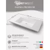 Раковина для ванной , Uperwood Parma Premium, белая глянцевая                         , Выбрать цвет: Белый, Выбрать размер: 85