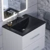Раковина для ванной кварцевая Uperwood Foster Quartz черная матовая (уголь), Выбрать цвет: Уголь, Выбрать размер: 60, изображение 3