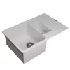 Кухонная мойка кварцевая Uperwood Quartz Premium UPD-05-01, прямоугольная двухсекционная, белая, Выбрать цвет: Белый, изображение 6