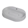 Раковина  накладная 55 см, Uperwood Tanos Quartz, овальная, белая (жасмин), Выбрать цвет: Жасмин, изображение 7