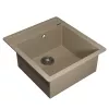 Кухонная мойка кварцевая Uperwood Quartz Premium UPD-07-02, прямоугольная, бежевая, Выбрать цвет: Бежевый, изображение 6