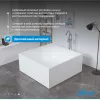Акриловая ванна ABBER AB9337 140х140, изображение 5