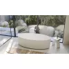 Ванна из искусственного камня ABBER Stein AS9627 белая матовая 180*85, изображение 11