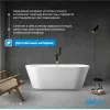Акриловая ванна ABBER AB9268-1.7 белая, изображение 4