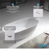 Акриловая ванна ABBER AB9205 180х84, изображение 6