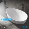 Акриловая ванна ABBER AB9239 180х110, изображение 4