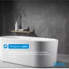 Акриловая ванна ABBER AB9272, Выбрать размер: 170х70, изображение 5