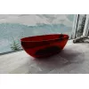 Ванна из полиэфирной смолы  ABBER Kristall AT9703Rubin красная 170*75 прозрачная, Выбрать цвет: Красный, изображение 2