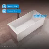 Ванна из искусственного камня ABBER Stein AS9602 белая матовая 170*75, изображение 4
