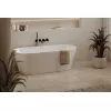 Ванна из искусственного камня ABBER Stein AS9622 белая матовая 165*70, изображение 12