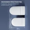 Электронный унитаз-биде ABBER Bequem AC1121S подвесной белый, Выбрать цвет: Белый, изображение 5
