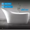 Акриловая ванна ABBER AB9245 169х75, изображение 2