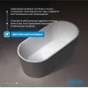 Акриловая ванна ABBER AB9209MB 170х80, Выбрать цвет: Черный матовый, изображение 5