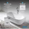 Акриловая ванна ABBER AB9316 170х75, изображение 6