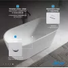 Акриловая ванна ABBER AB9320, Выбрать размер: 150х75, изображение 4