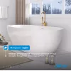 Акриловая ванна ABBER AB9241MW белая матовая 170*80, Выбрать цвет: Белый матовый, изображение 6