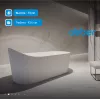 Акриловая ванна ABBER A170х80 белая матовая, изображение 2