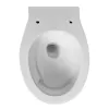 Унитаз ABBER Bequem AC1127 подвесной белый, безободковый, смыв торнадо и струйный смыв, изображение 8