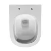 Унитаз ABBER Rechteck AC1218 подвесной белый, безободковый, смыв торнадо и струйный смыв, изображение 7