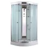 Душевая кабина четверть круга Timo COMFORT  T-8801/8809 F  низкий поддон, Выбрать размер: 100x100 , Цвет стекла: матовое, Комплектация: гидромассаж