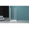 Душевой уголок BelBagno ETNA-AH-1/-C-Cr, Цвет стекла: прозрачное, Цвет профиля: Хром, Выбрать размер: 100x80, изображение 4