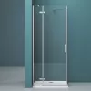 Душевой уголок BelBagno KRAFT-AH-12/-C-Cr-L/R, Цвет стекла: прозрачное, Цвет профиля: Хром, Выбрать размер: 80x90, Ориентация: левая, изображение 2