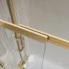 Душевая шторка на ванну BelBagno LUCE-VF-11/-C-ORO, Цвет стекла: прозрачное, Цвет профиля: Золото, Выбрать размер: 100, изображение 5