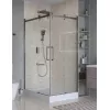 Душевой уголок BelBagno MARINO-2-AH-2-120/90-C-GM, Цвет стекла: прозрачное, Цвет профиля: Серый, Цвет профиля (вариация): Оружейная сталь, Выбрать размер: 120x90, изображение 3