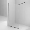 Душевая перегородка BelBagno KRAFT-L-1/C-NERO, Цвет стекла: прозрачное, Цвет профиля: Черный, Выбрать размер: 100, изображение 2