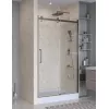 Душевая дверь BelBagno MARINO-2-BF-1/-C-GM, Цвет стекла: прозрачное, Цвет профиля: Серый, Цвет профиля (вариация): Оружейная сталь, Выбрать размер: 110, изображение 3