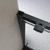 Душевая дверь BelBagno LUCE-BF-1-120-C-NERO, Цвет стекла: прозрачное, Цвет профиля: Черный, Выбрать размер: 120, изображение 3