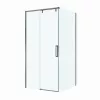 Душевой уголок BelBagno SOFT_CLOSE-1-A/AH-1/-C-GM, Цвет стекла: прозрачное, Цвет профиля: Серый, Цвет профиля (вариация): Оружейная сталь, Выбрать размер: 100x100, изображение 5
