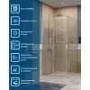 Душевой уголок BelBagno SOFT_CLOSE-2-A/AH-1/-C-Cr, Цвет стекла: прозрачное, Цвет профиля: Хром, Цвет профиля (вариация): Хром, Выбрать размер: 100x100, изображение 3