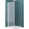 Душевой уголок BelBagno ETNA-AH-12/-C-Cr, Цвет стекла: прозрачное, Цвет профиля: Хром, Выбрать размер: 80x90, изображение 2
